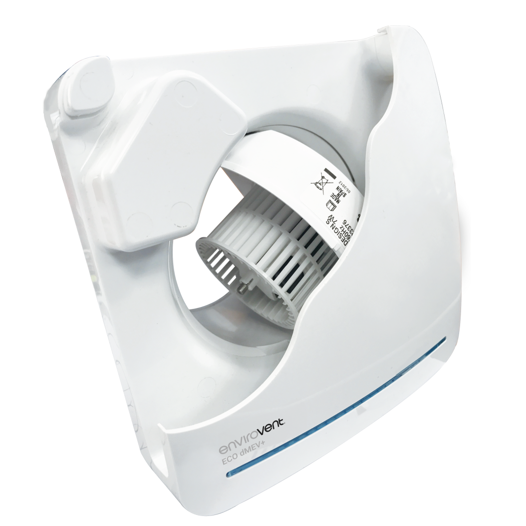 Envirovent ECO DMEV+ HT LC 100mm/4" Centrifugal Fan with Humidistat