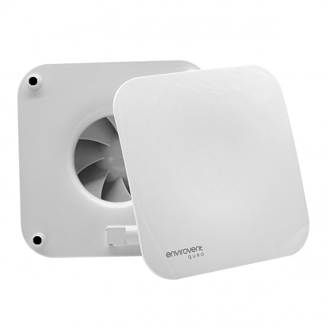 Envirovent QRHT-LC Quro 100mm/4" SAP PCDB Listed Low Noise DMEV Fan with Timer and Humidistat