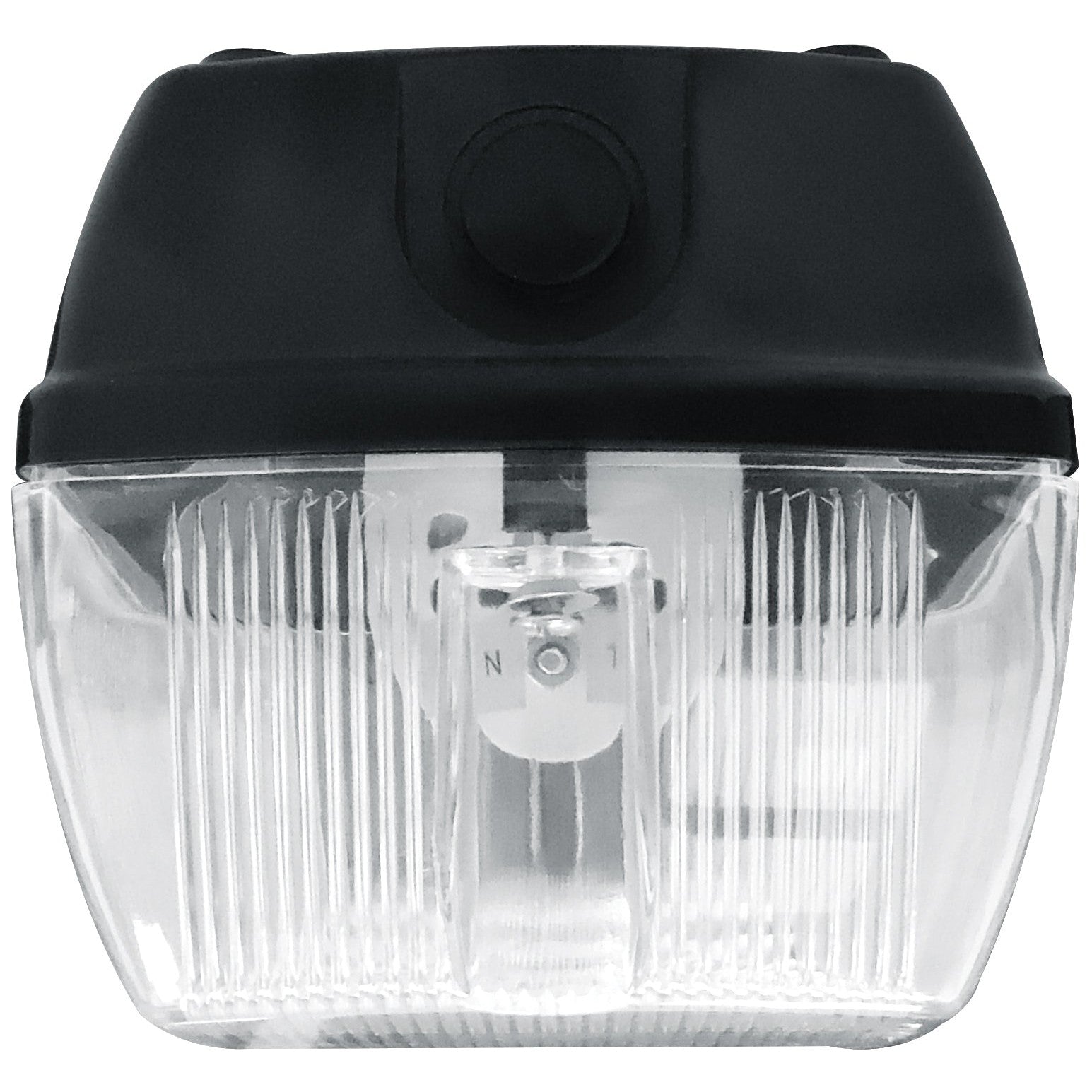 Eterna BH100E27 ES/E27 Rectangular Polycarbonate Bulkhead Black