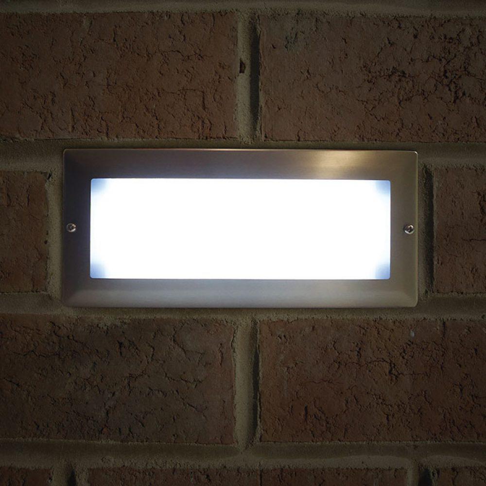 Eterna BRICKLED LED Bricklight c/w Stainless Steel Frame