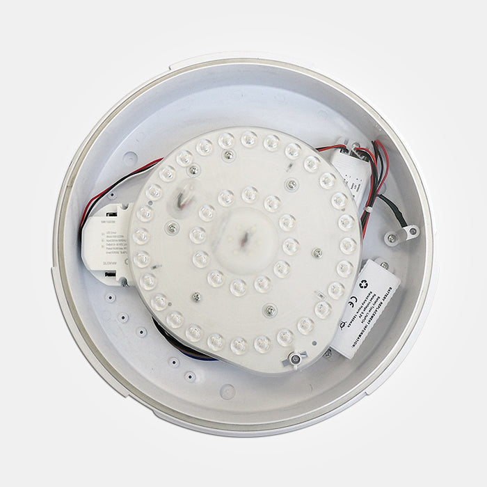 Eterna CHA18SD Power and CT Selectable Ceiling/Wall Light w/ Step-Dim Microwave White