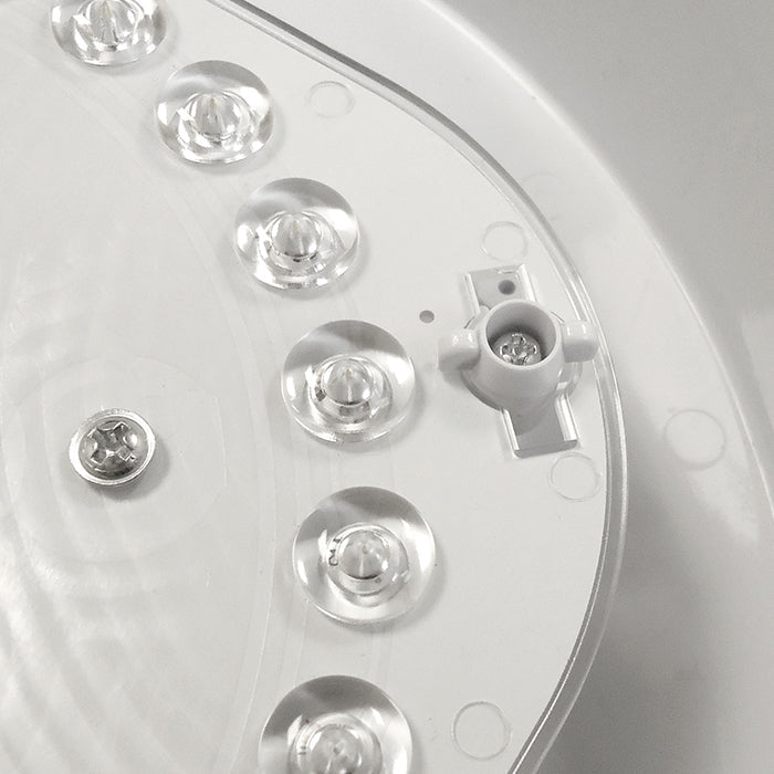 Eterna CHA18SD Power and CT Selectable Ceiling/Wall Light w/ Step-Dim Microwave White