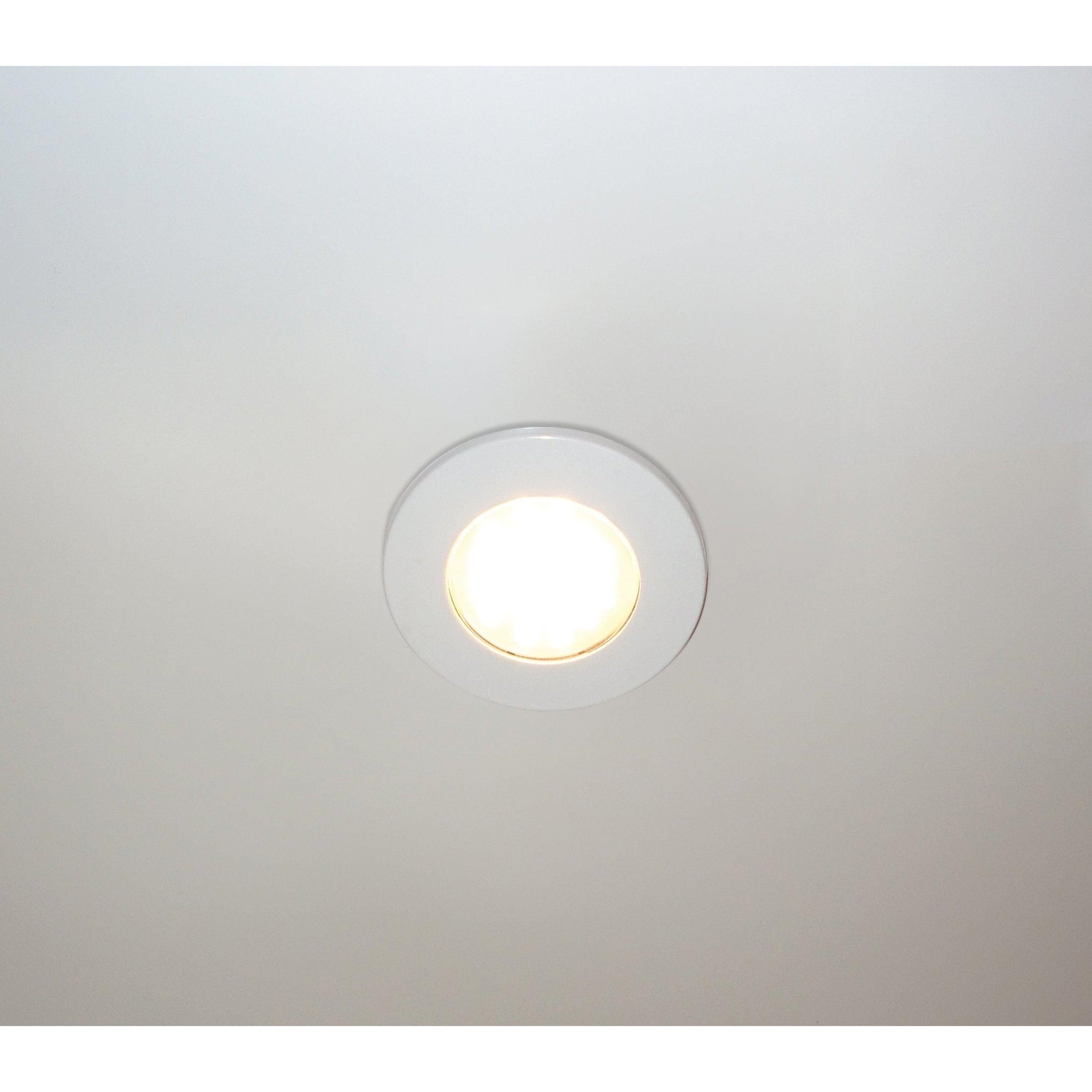 Eterna CLEDCIRWH LED 1.7W Surface/Recessed Cabinet Downlight
