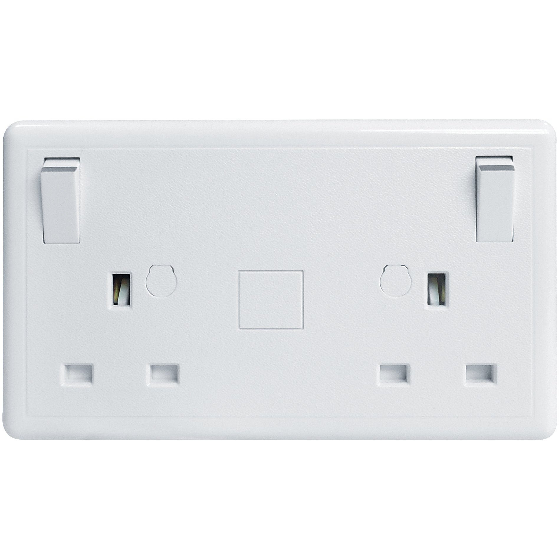 Eterna CONVERT2 Converter Socket 1 to 2 Gang White