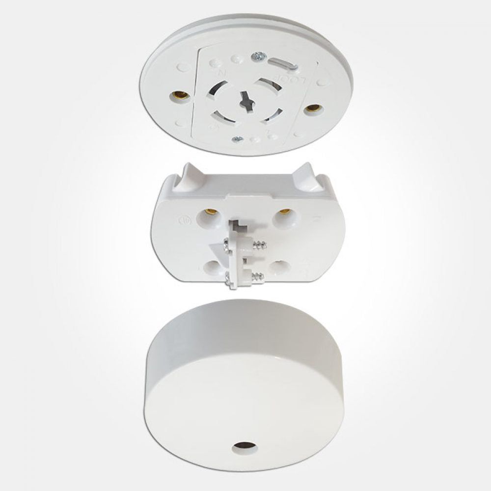 Eterna CR10 Plug In Ceiling Rose White