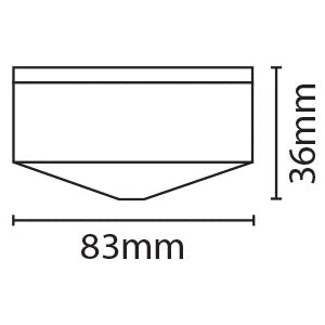 Eterna CR10PW Plug In Ceiling Rose - Prewired 2mtr 4 Core Flex White