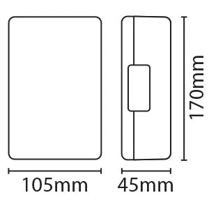 Eterna DC1WH Door Chime Battery/Transformer White