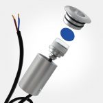 Eterna DECKLED 2W LED Deck Light Silver