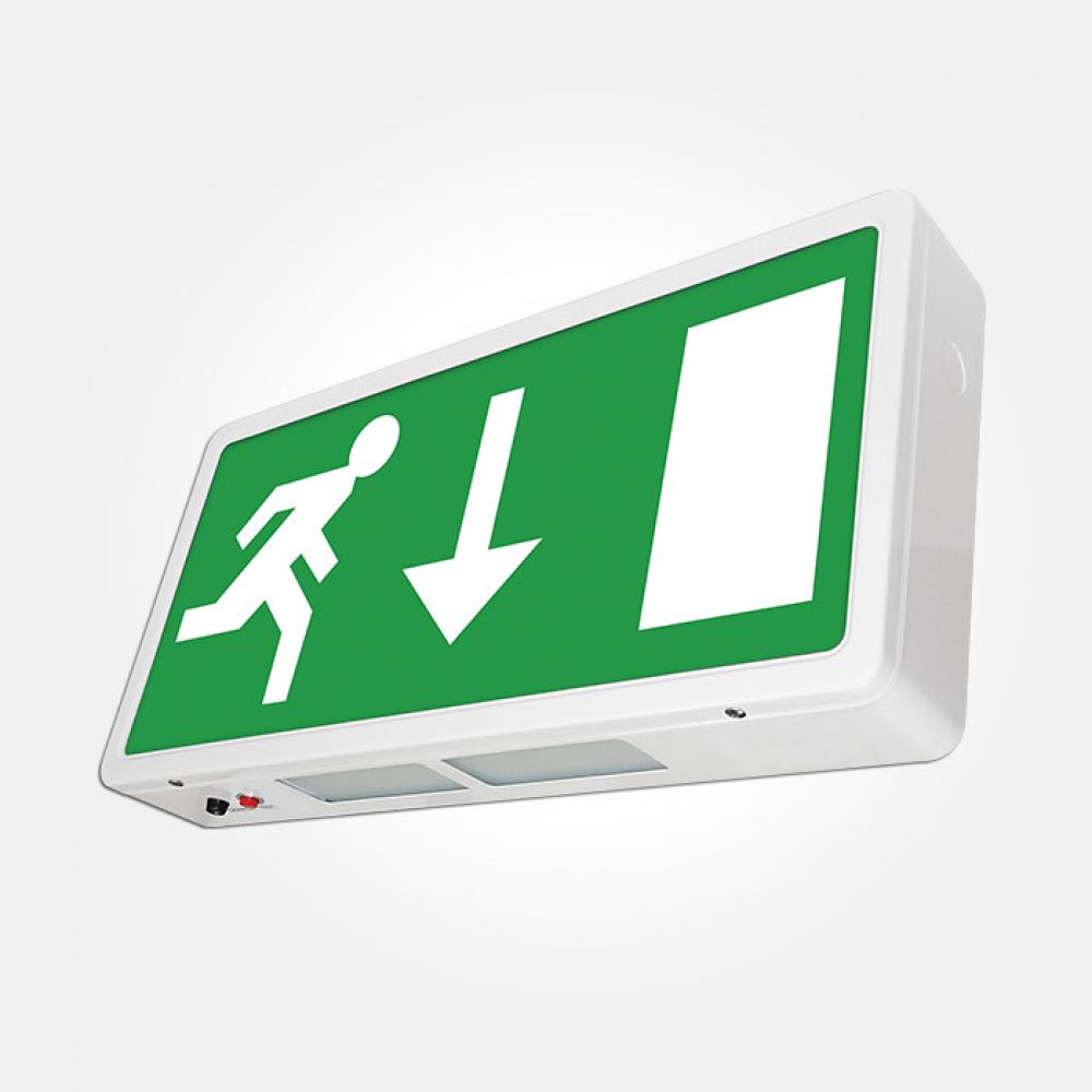 Eterna EXIT3MLED Maintained LED Emergency Exit Box Sign