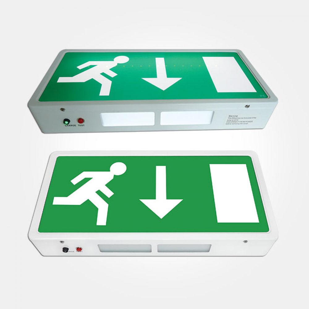Eterna EXIT3MLED Maintained LED Emergency Exit Box Sign