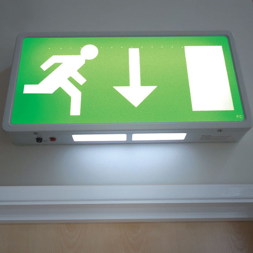 Eterna EXIT3MLED Maintained LED Emergency Exit Box Sign