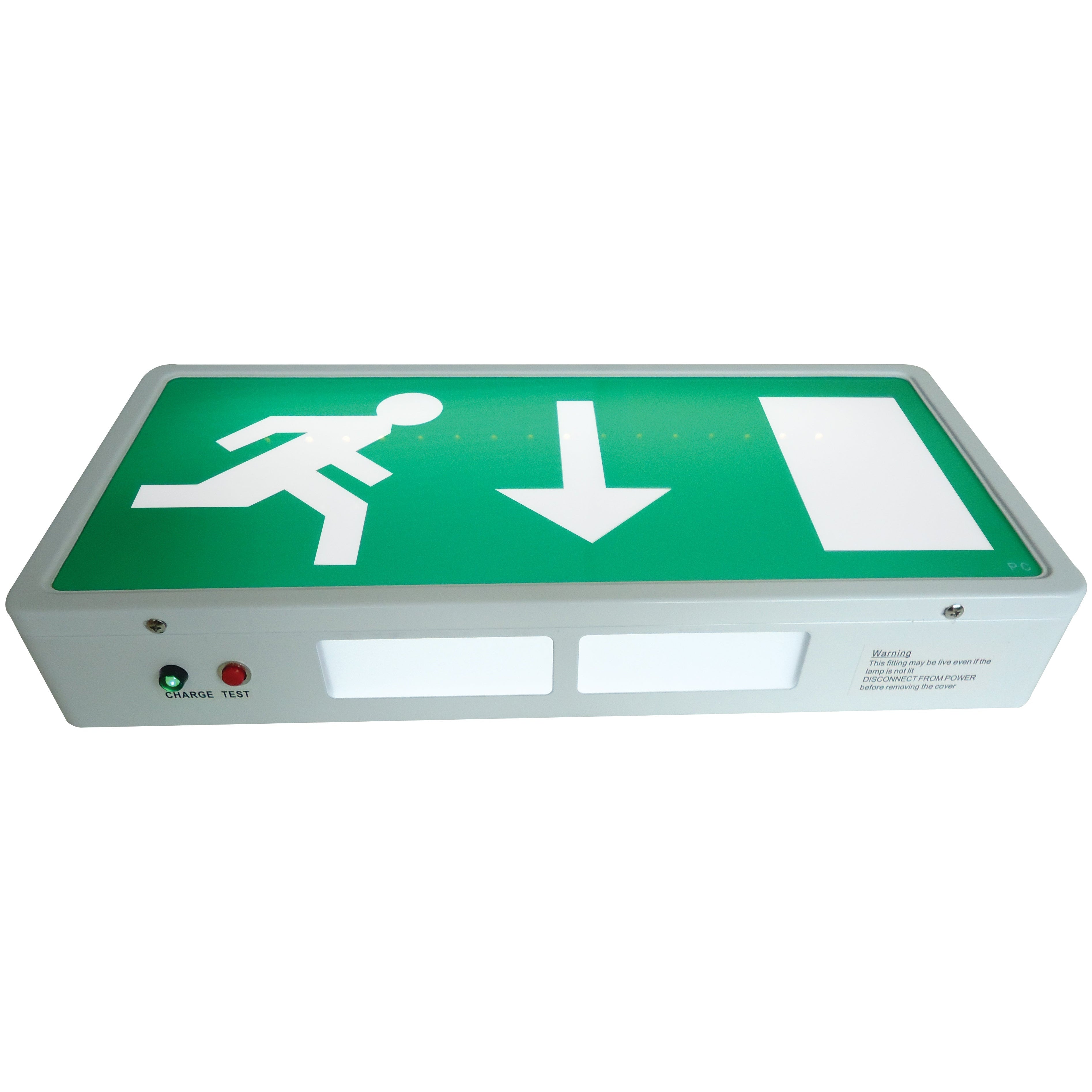 Eterna EXIT3MLED Maintained LED Emergency Exit Box Sign