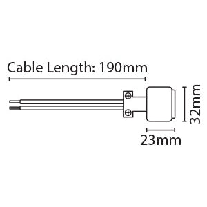 Eterna GU10LH GU10 Lamp holder Black