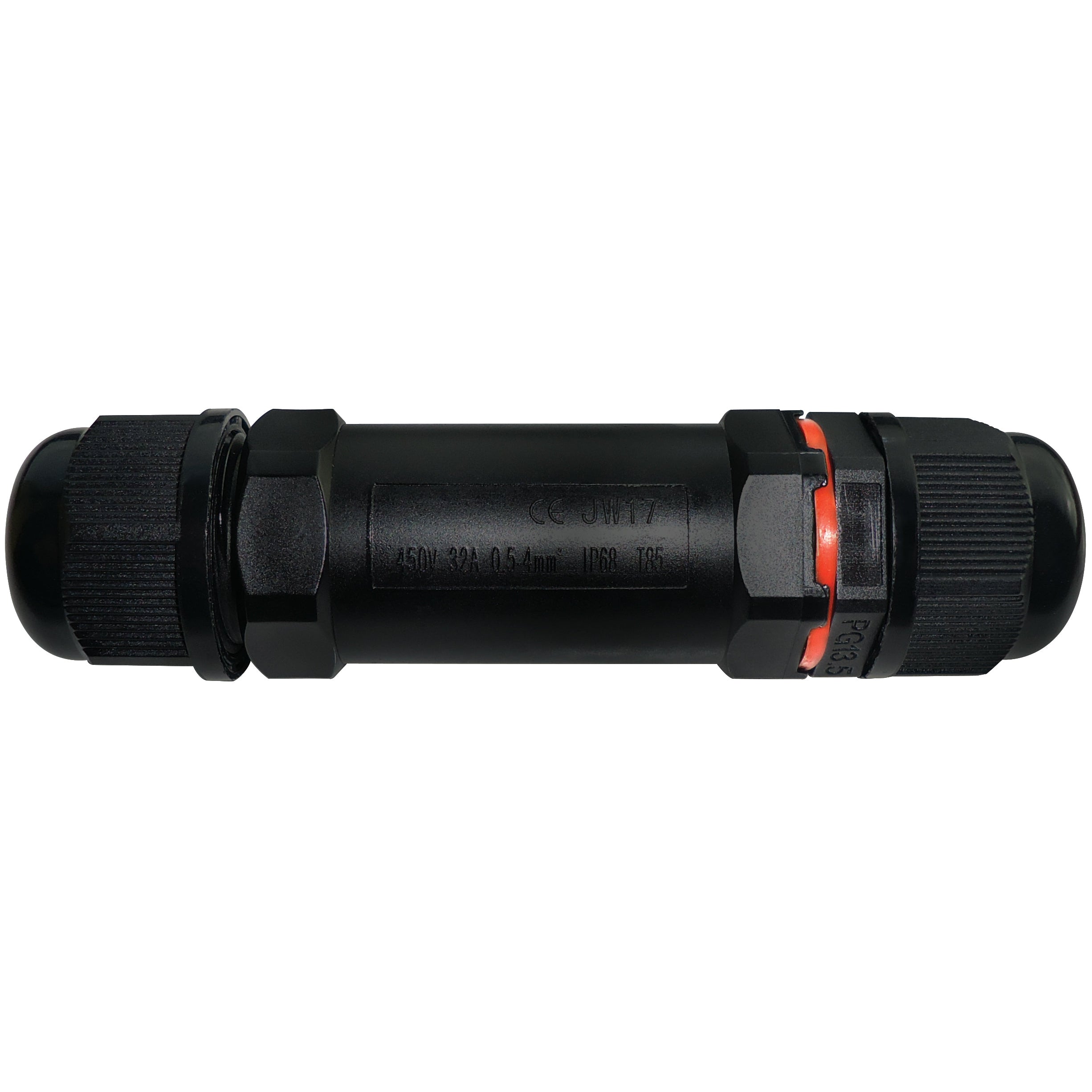 Eterna IPCONNECT Waterproof Electrical Connector Black