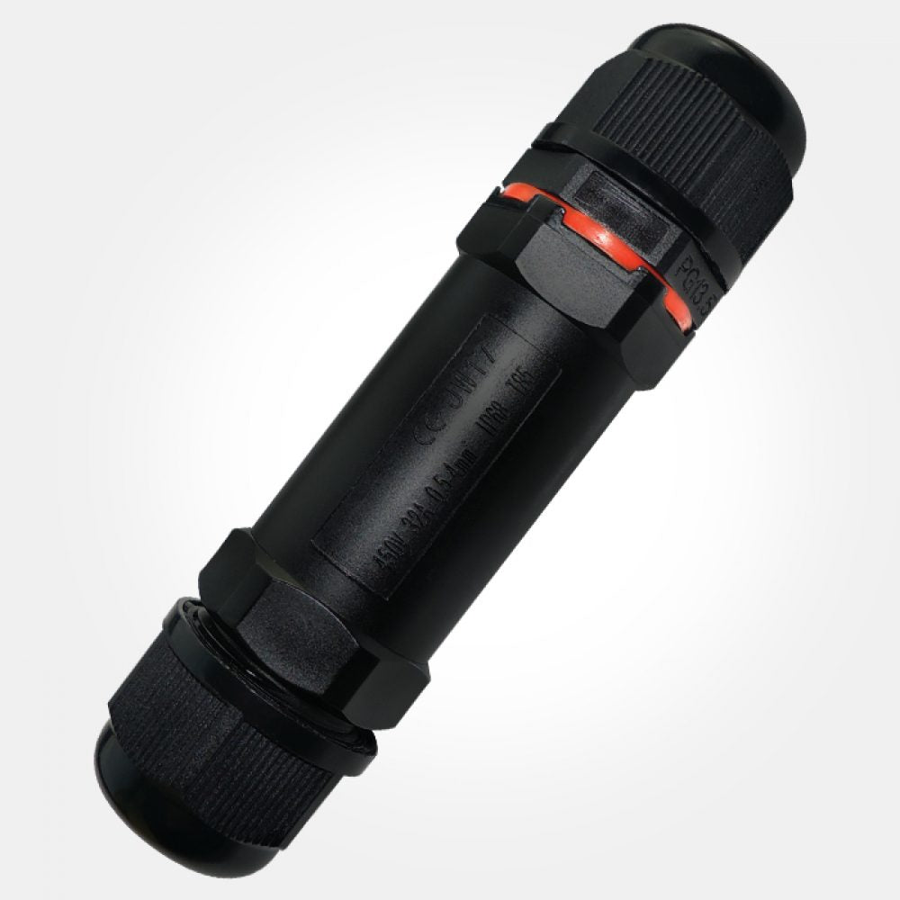 Eterna IPCONNECT Waterproof Electrical Connector Black