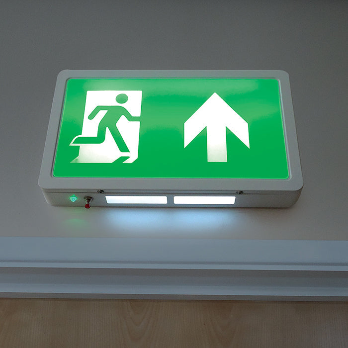 Eterna KEXIT3MLI Compact Emergency LED Exit box White