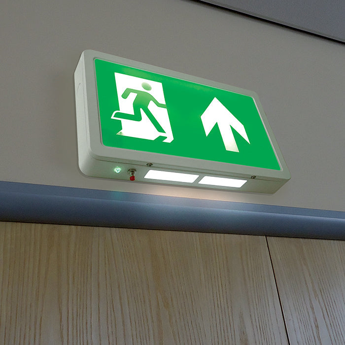 Eterna KEXIT3MLI Compact Emergency LED Exit box White