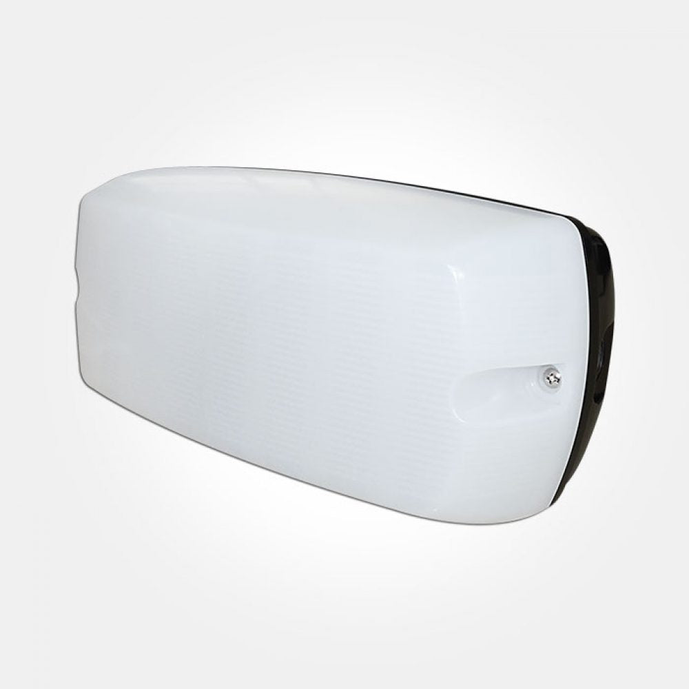 Eterna KRECBOPL 10W LED Bulkhead with Opal Diffuser Black