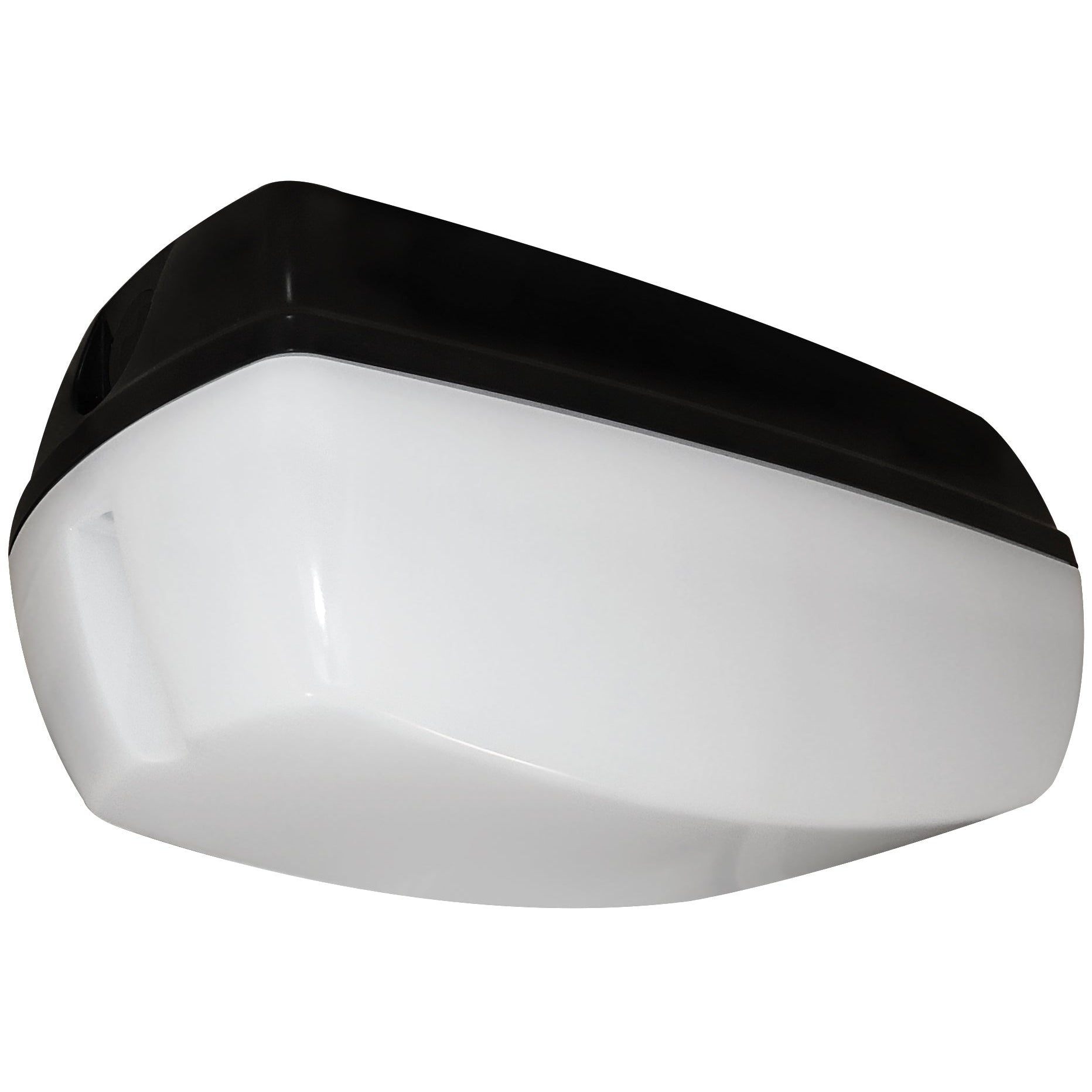 Eterna KRECBOPL 10W LED Bulkhead with Opal Diffuser Black