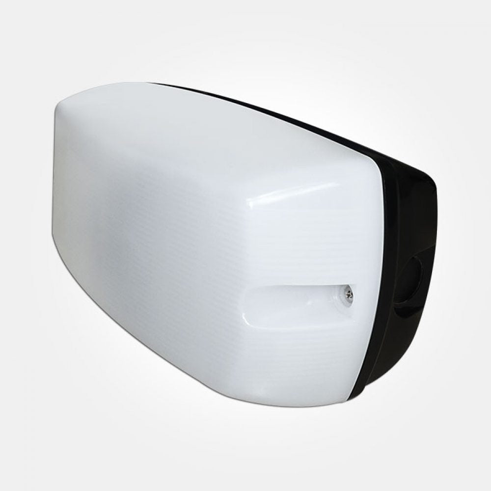Eterna KRECBOPL 10W LED Bulkhead with Opal Diffuser Black