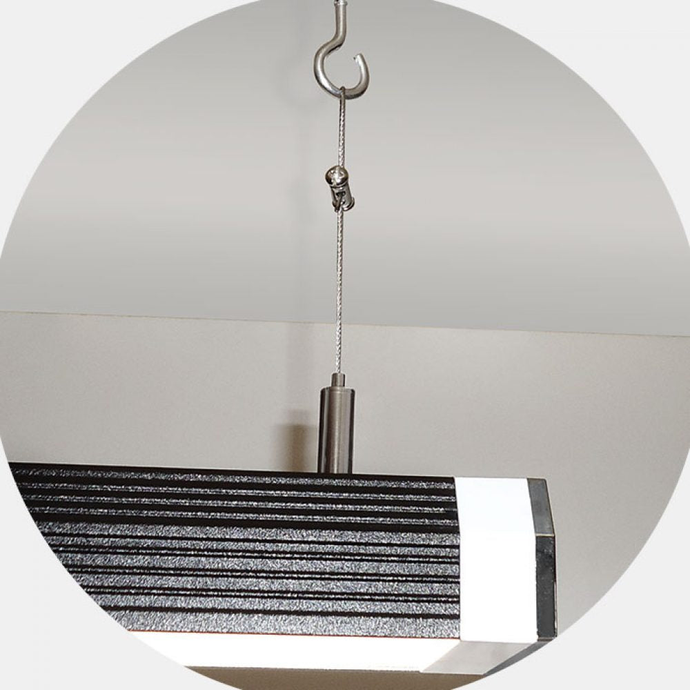 Eterna LEDLBAY120 120W LED Linear Fitting Black