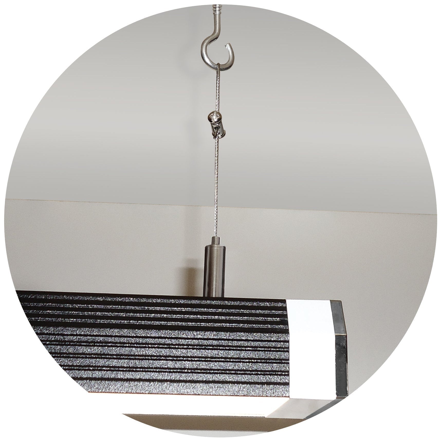 Eterna LEDLBAY50 50W LED Linear Fitting Black