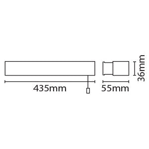 Eterna OMLED10 LED Over Mirror Light 10W