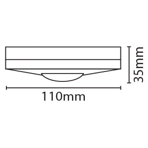 Eterna SA360PIR Stand Alone Internal 360° PIR Sensor White