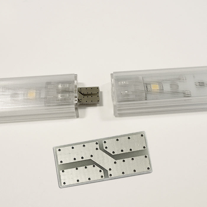Eterna SFLWW15 15 LED 3W Super Flat Strip Light Silver