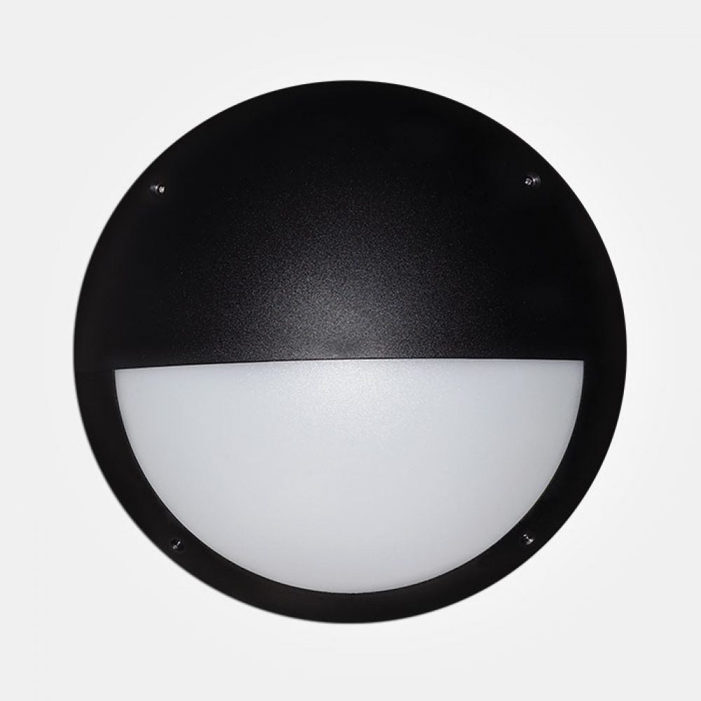 Eterna SHEYEMWBK LED Eyelid Amenity Ceiling/Wall Light w/Microwave Black