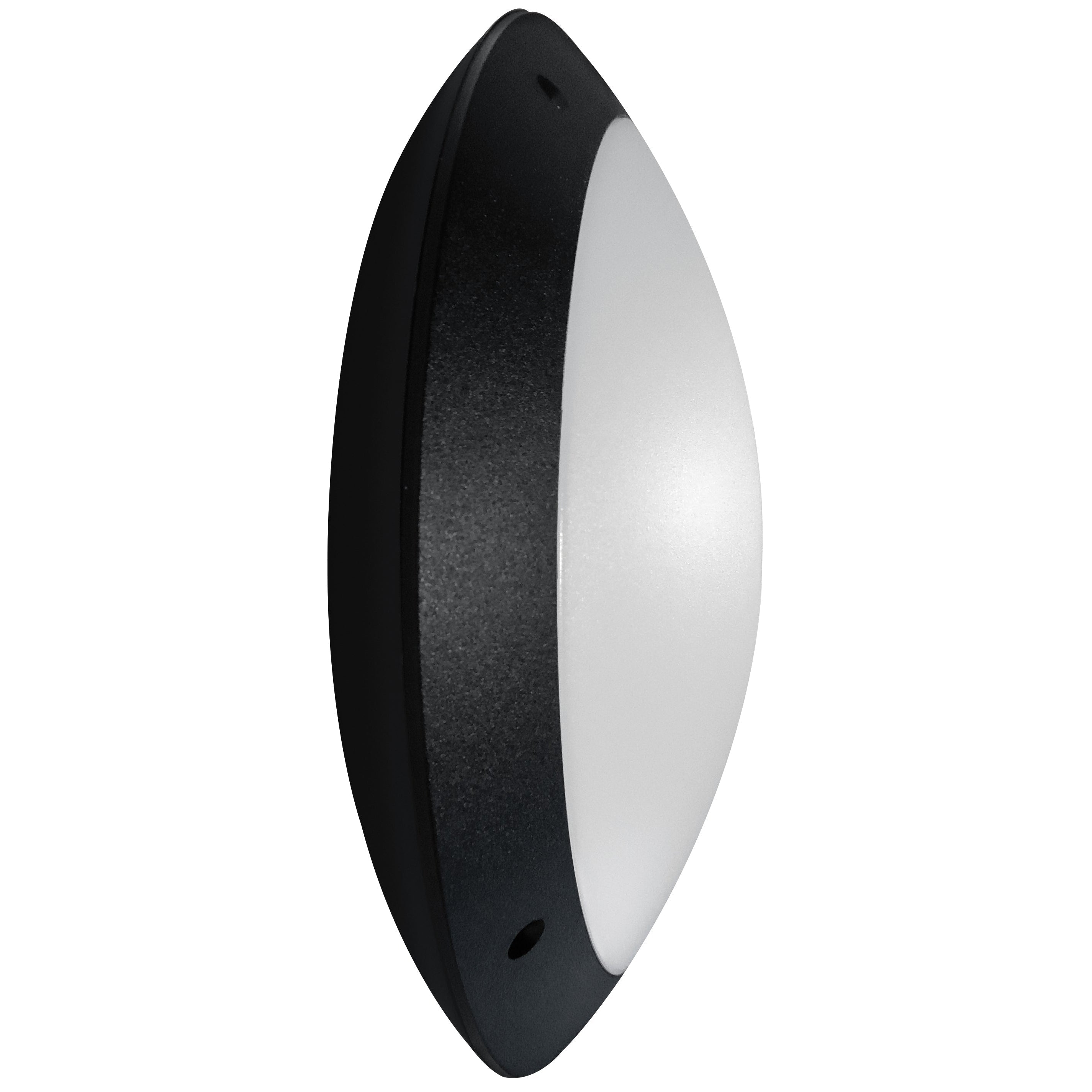 Eterna SHFULLMWBK LED Amenity Ceiling/Wall Light With Microwave Black