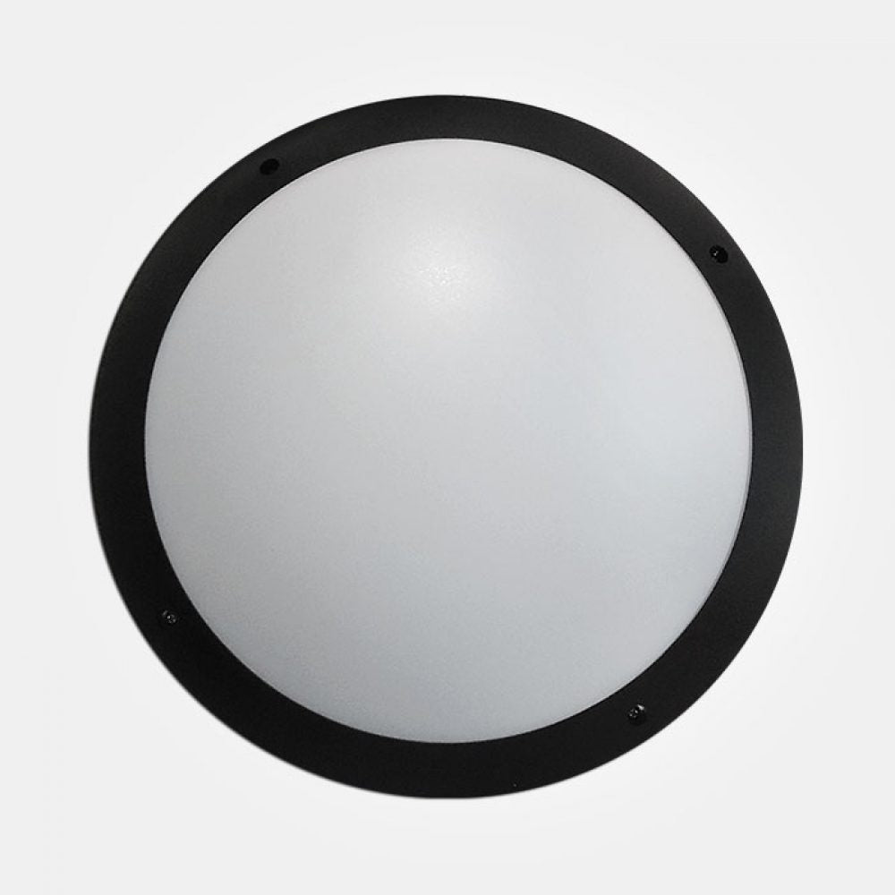 Eterna SHFULLMWBK LED Amenity Ceiling/Wall Light With Microwave Black