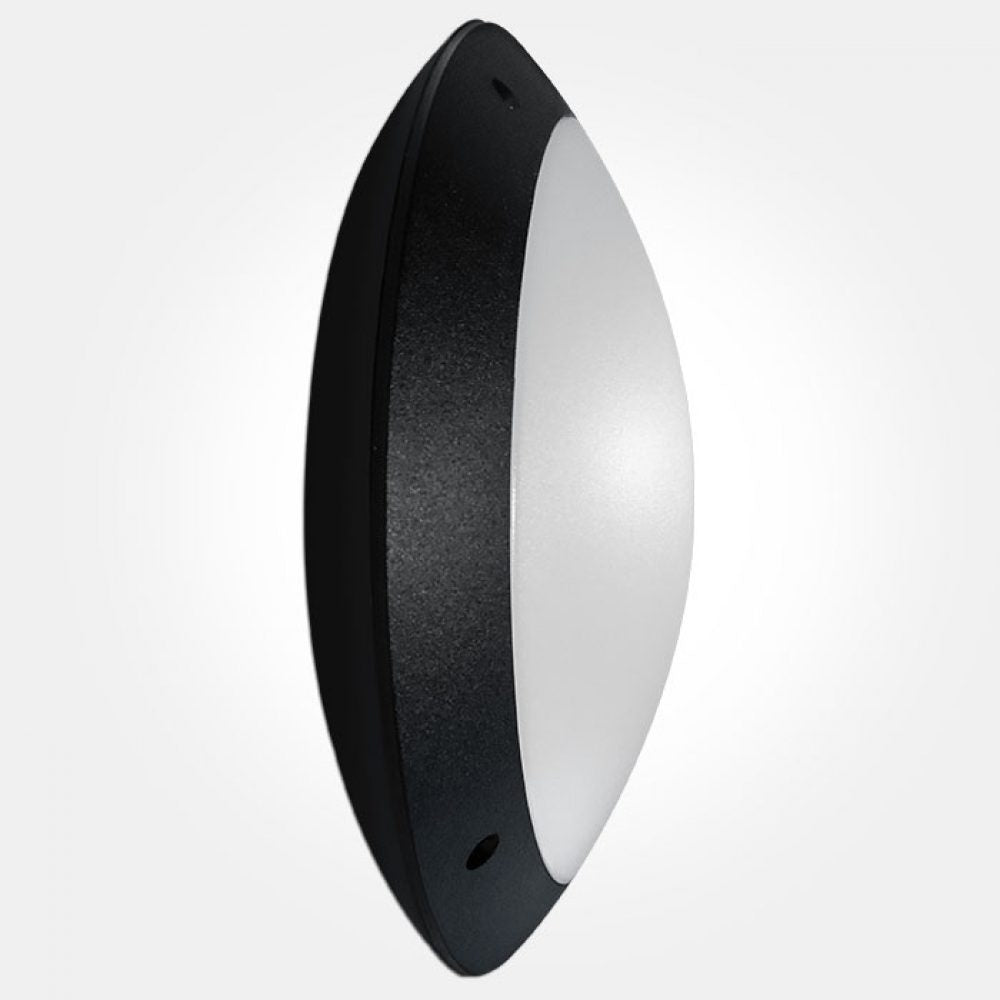 Eterna SHFULLMWBK LED Amenity Ceiling/Wall Light With Microwave Black