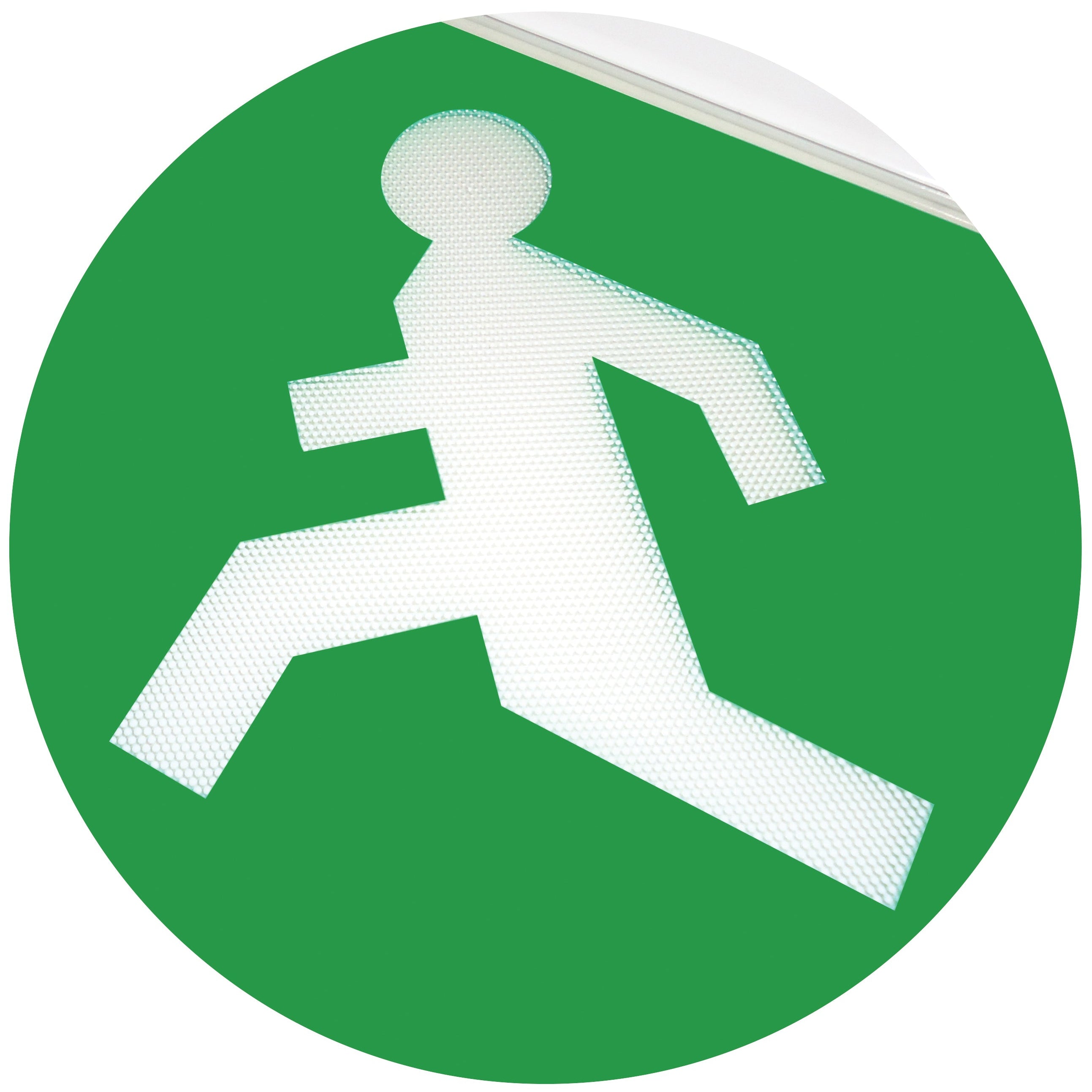 Eterna SIGNLEDEM3 LED Emergency Exit Drop Sign White
