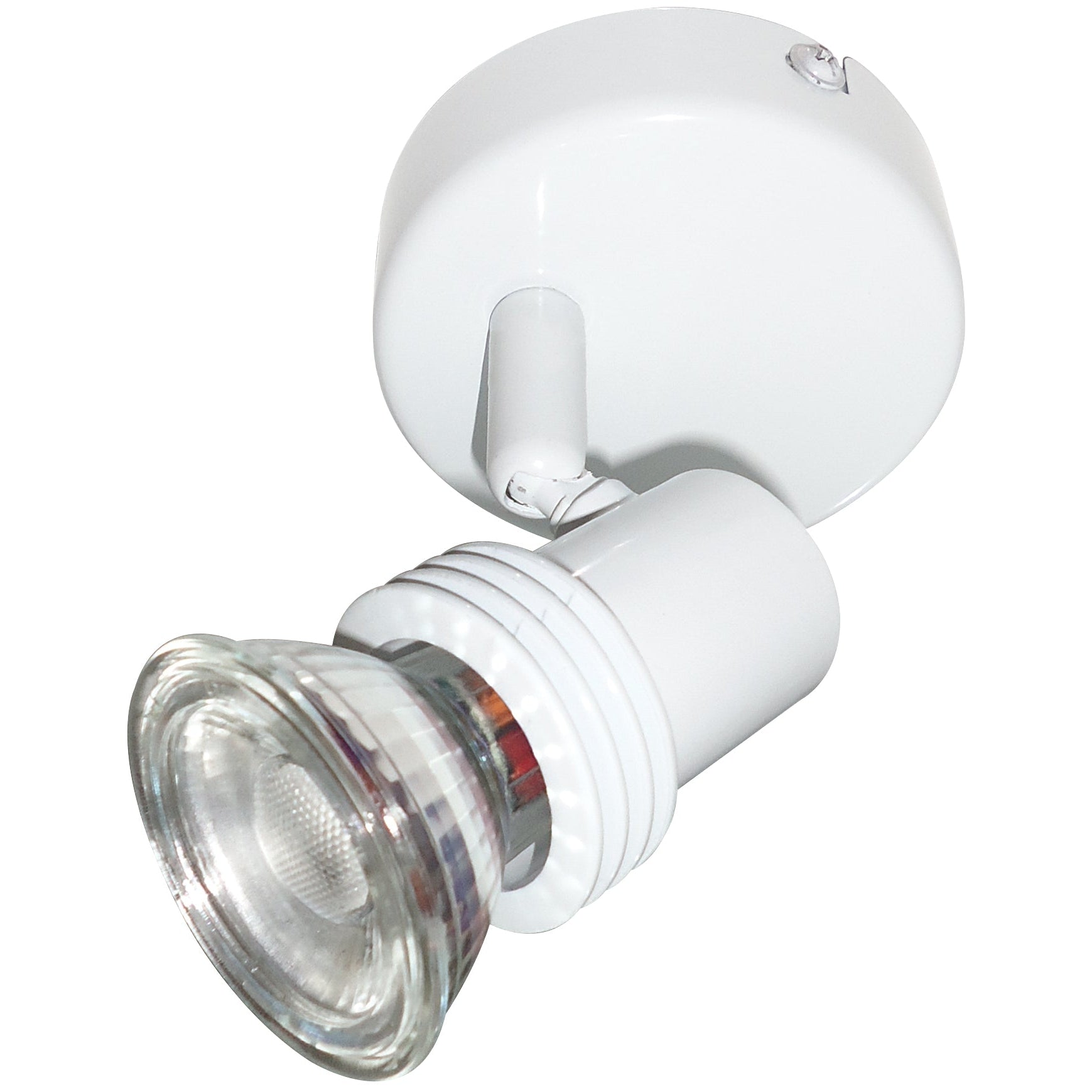 Eterna SPOT1WH 50W GU10 Single Unswitched Spotlight