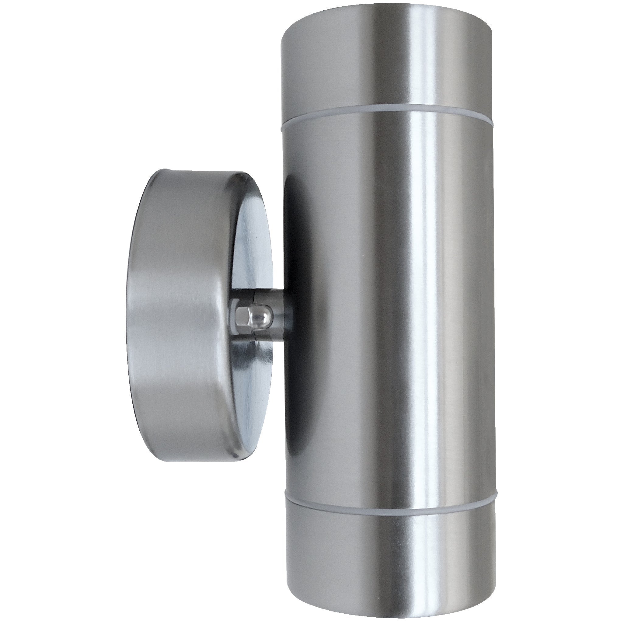 Eterna SSWLTWIN Stainless Steel Twin Wall Light Silver