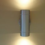 Eterna SSWLTWIN Stainless Steel Twin Wall Light Silver