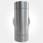 Eterna SSWLTWIN Stainless Steel Twin Wall Light Silver