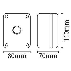 Eterna TLS68EX IP66 16A Electrical Outdoor Time Delay Switch