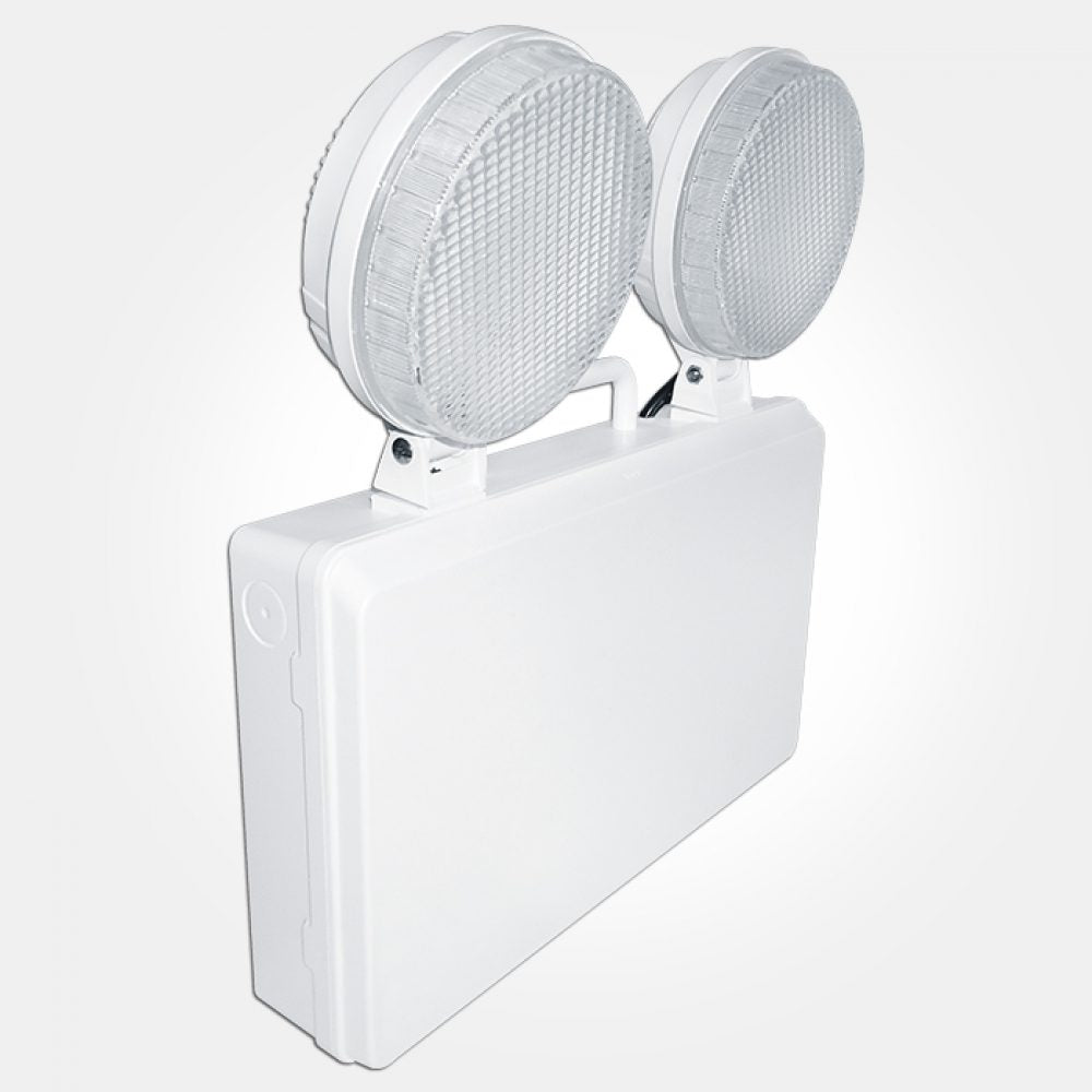 Eterna TSPOTLIP20 LED Emergency Twinspot Fitting White