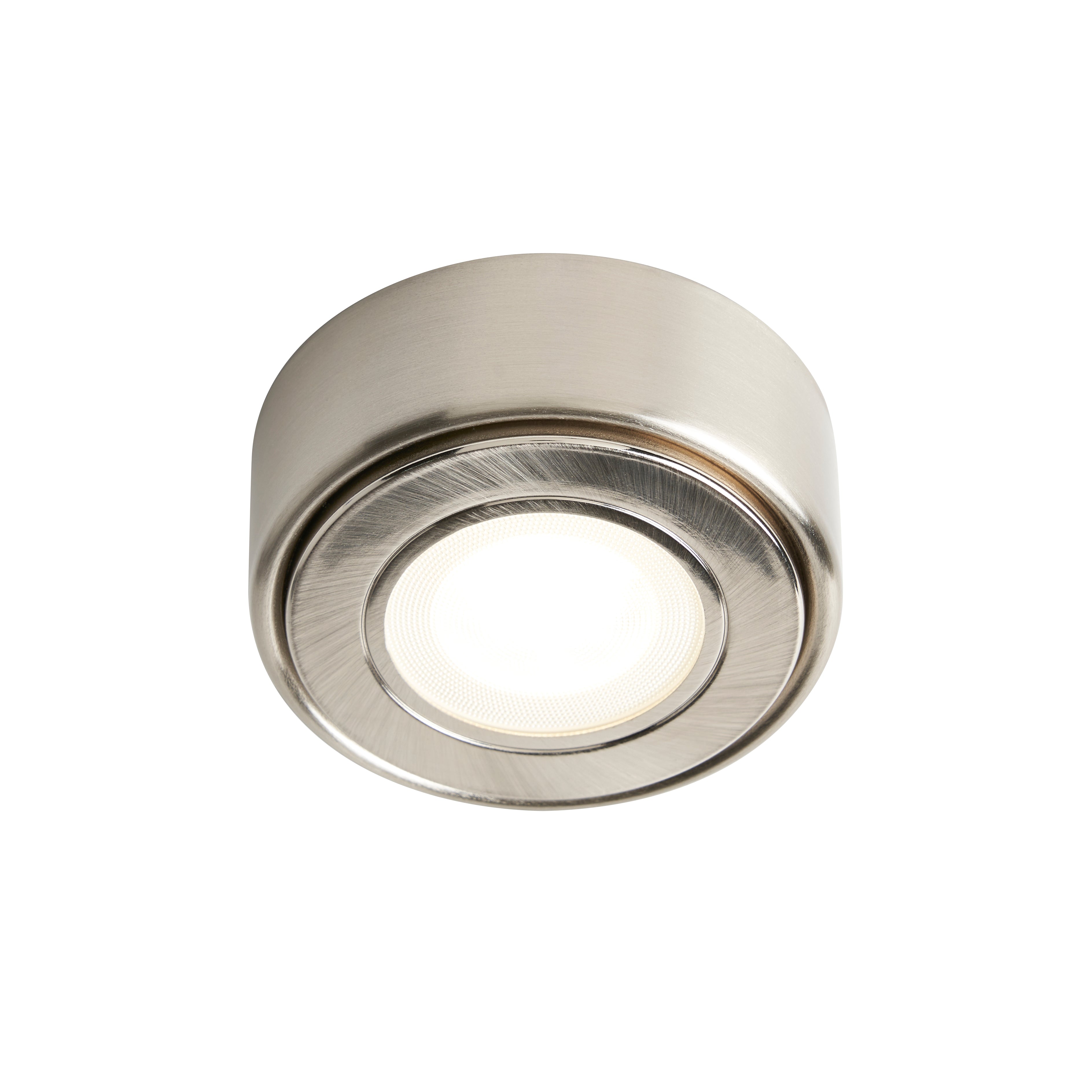 Forum CUL-35860 Ellen Round Under Cupboard Light Satin Nickel