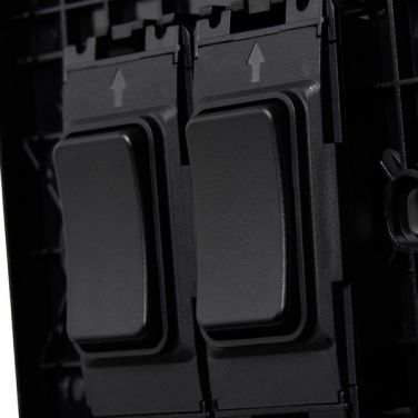 Forum CUL-42502 2 Gang Kinetic Switch Surround For Slim Grid Black (Plate Only)