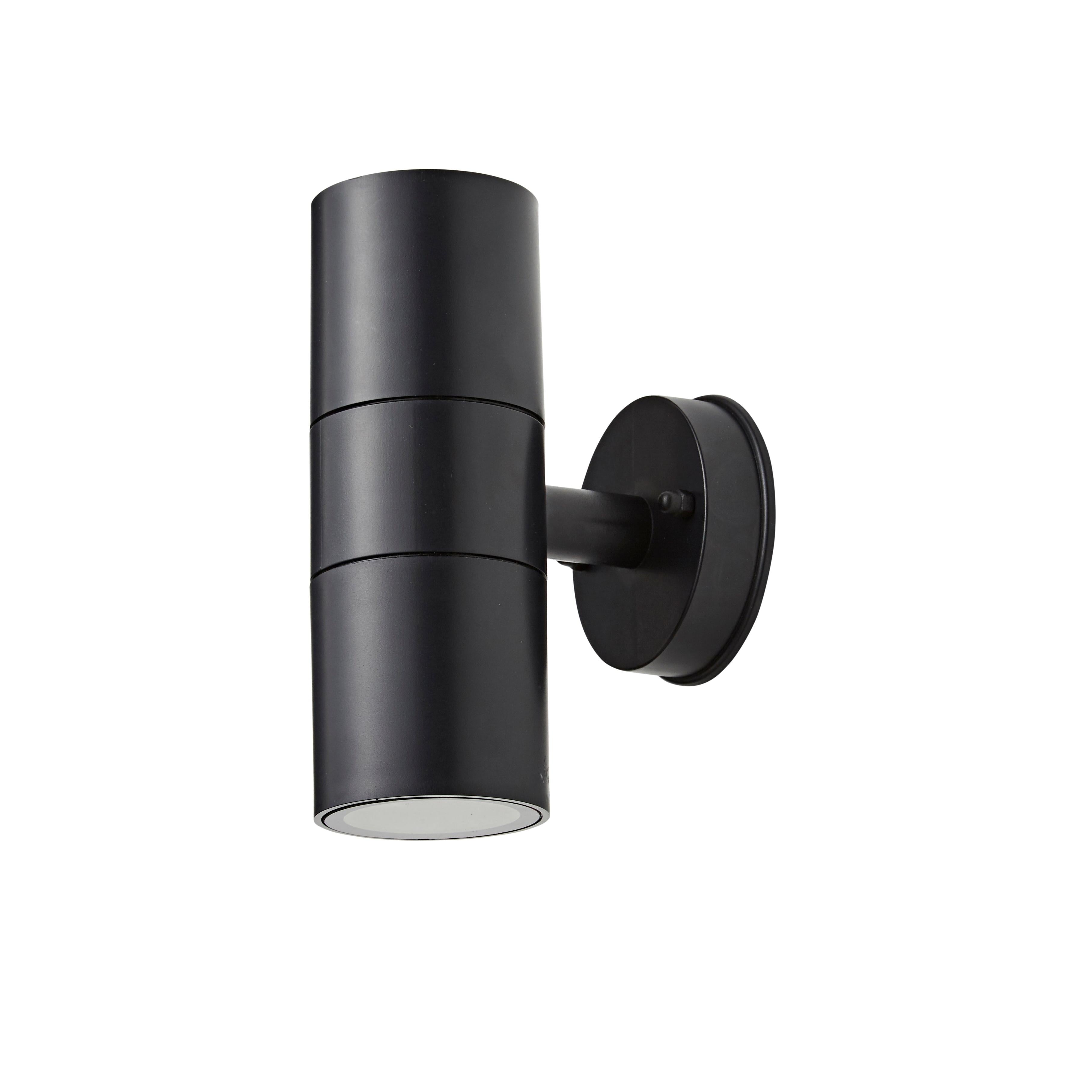 Forum CZ-25144-BLK-65 Neso Outdoor Up & Down Wall Light, Black