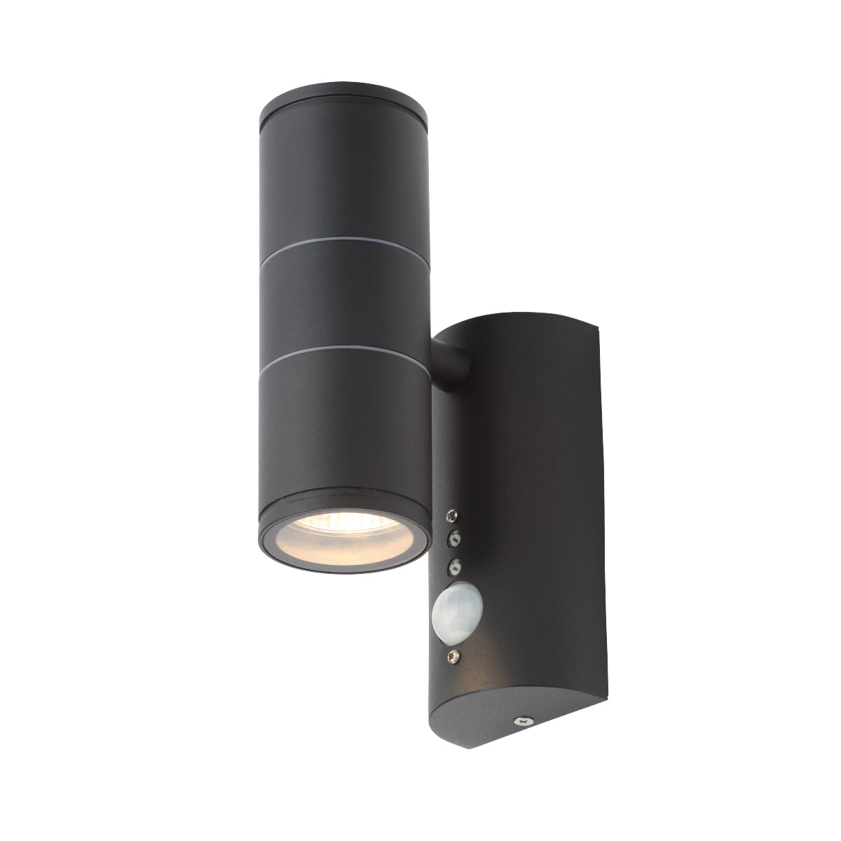 Forum CZ-29319-BLK Islay Up and Down Outdoor Wall Light with PIR Sensor, Black