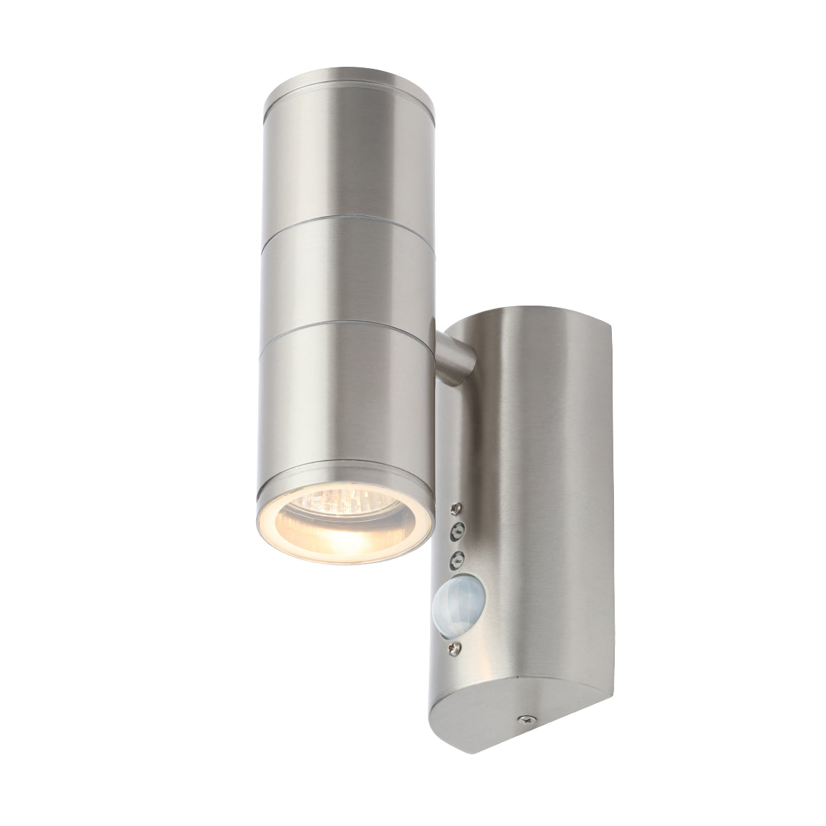 Forum CZ-29319-SST Islay Up and Down Outdoor Wall Light with PIR Sensor, Stainless Steel