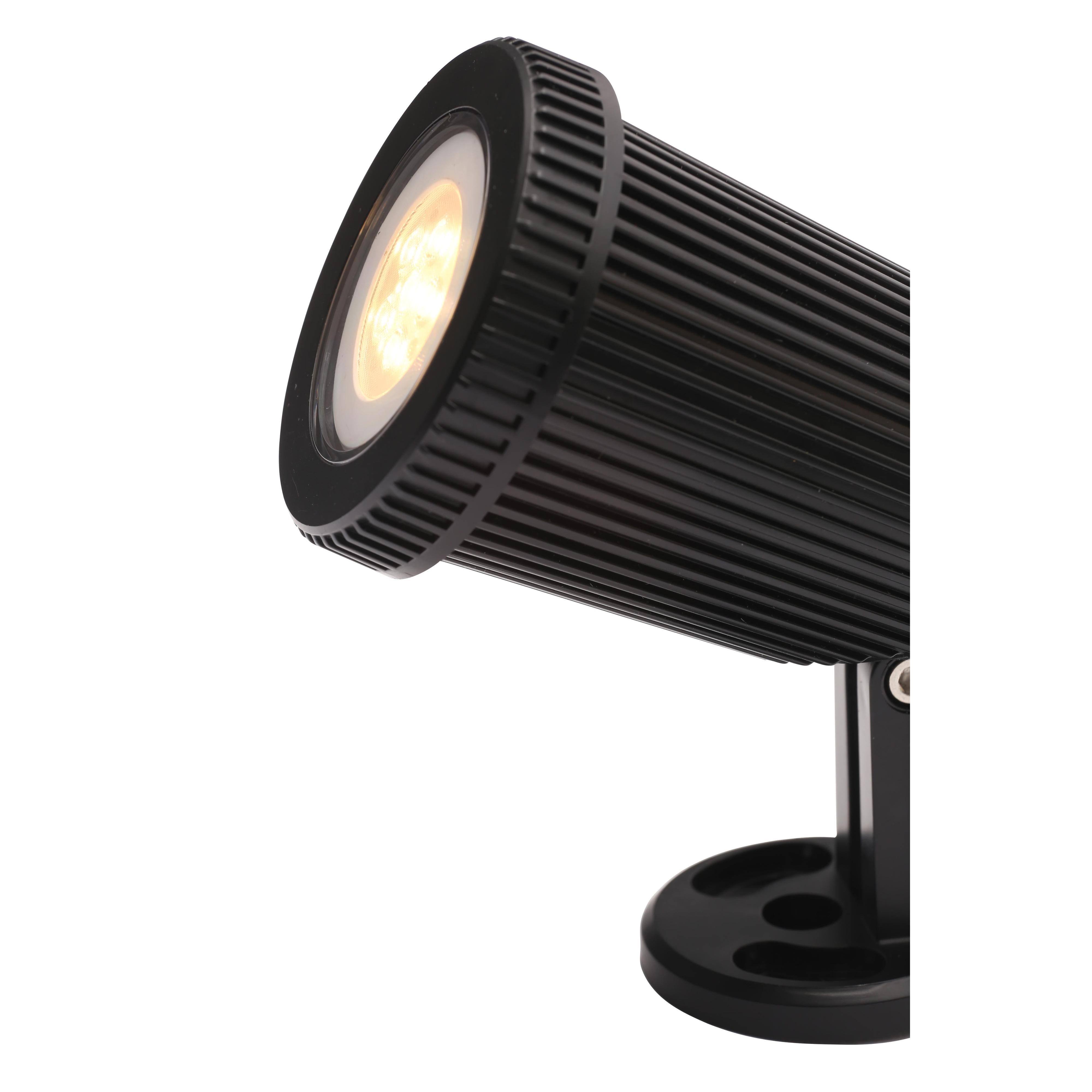Forum CZ-31806-BLK Wells Outdoor Adjustable Spike Light, Black