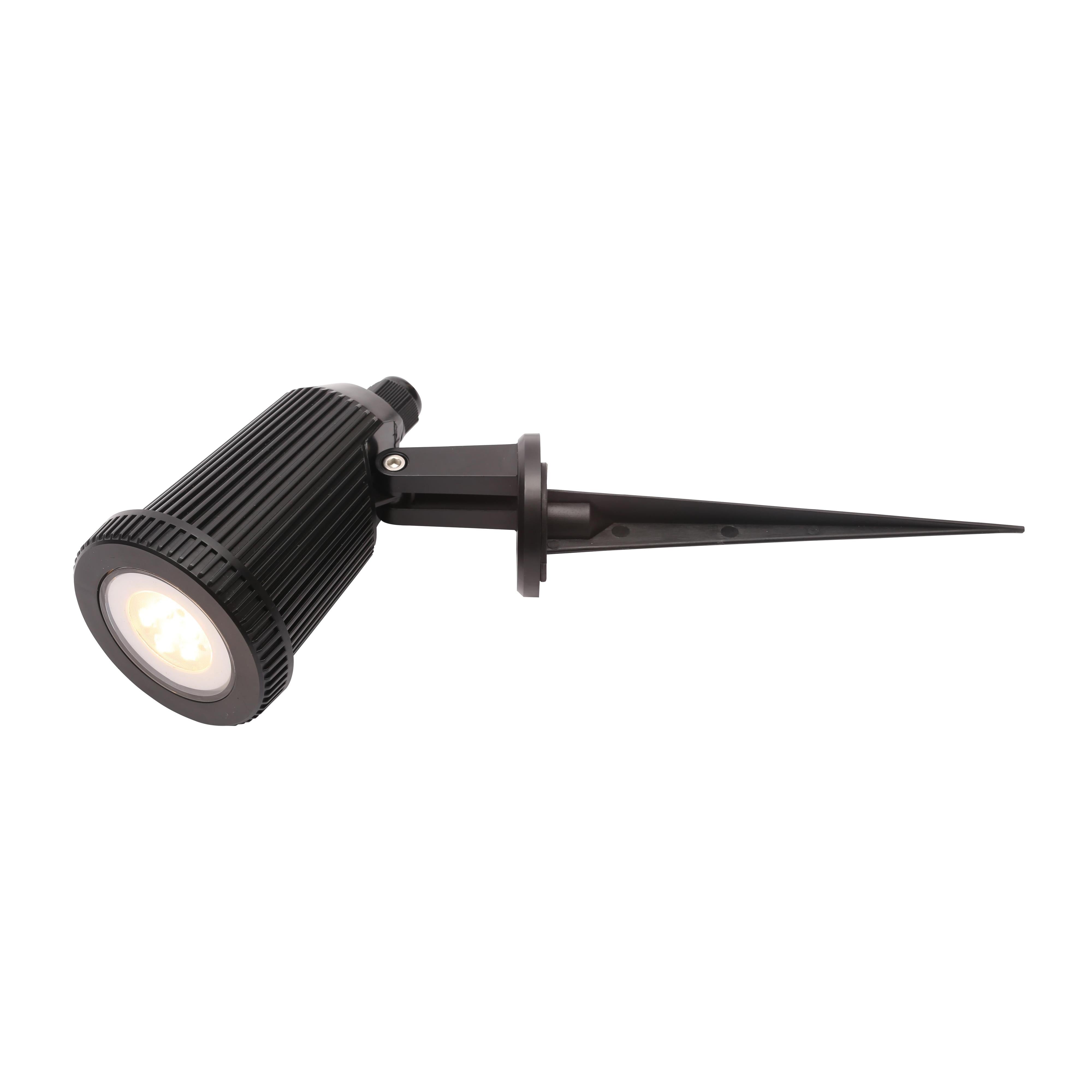 Forum CZ-31806-BLK Wells Outdoor Adjustable Spike Light, Black