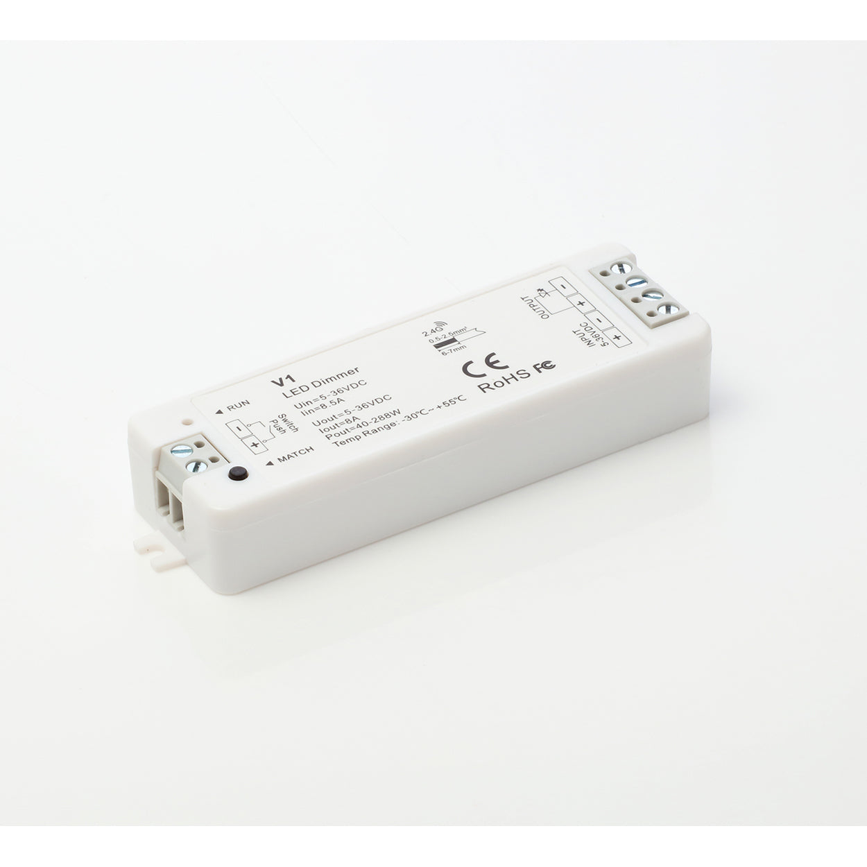 Forum ELA-34286 8mm 1 Channel LED Receiver 12 to 24vDC 1x8A