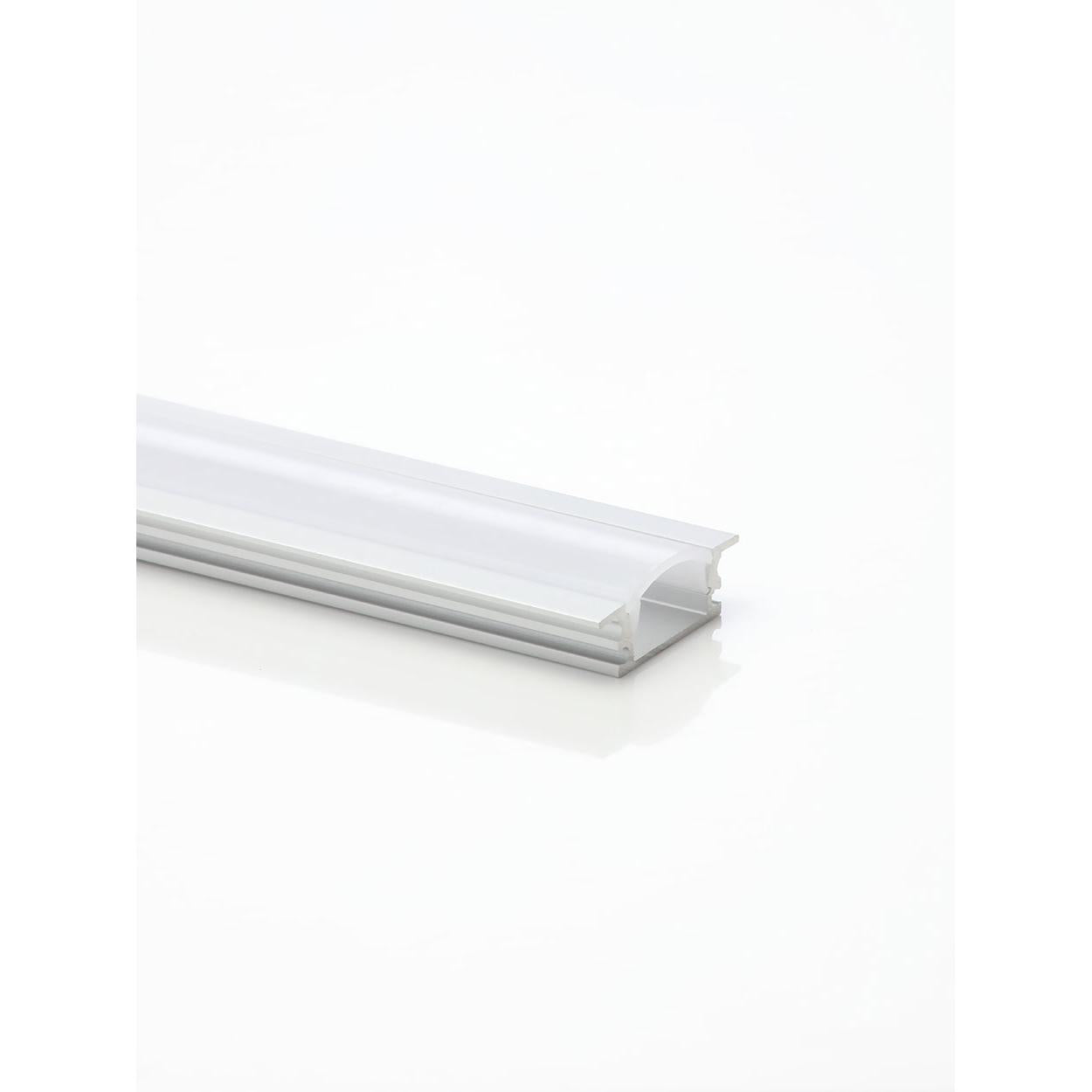Forum ELA-34308 2m Aluminum Recessed Profile Silver Opal Cover