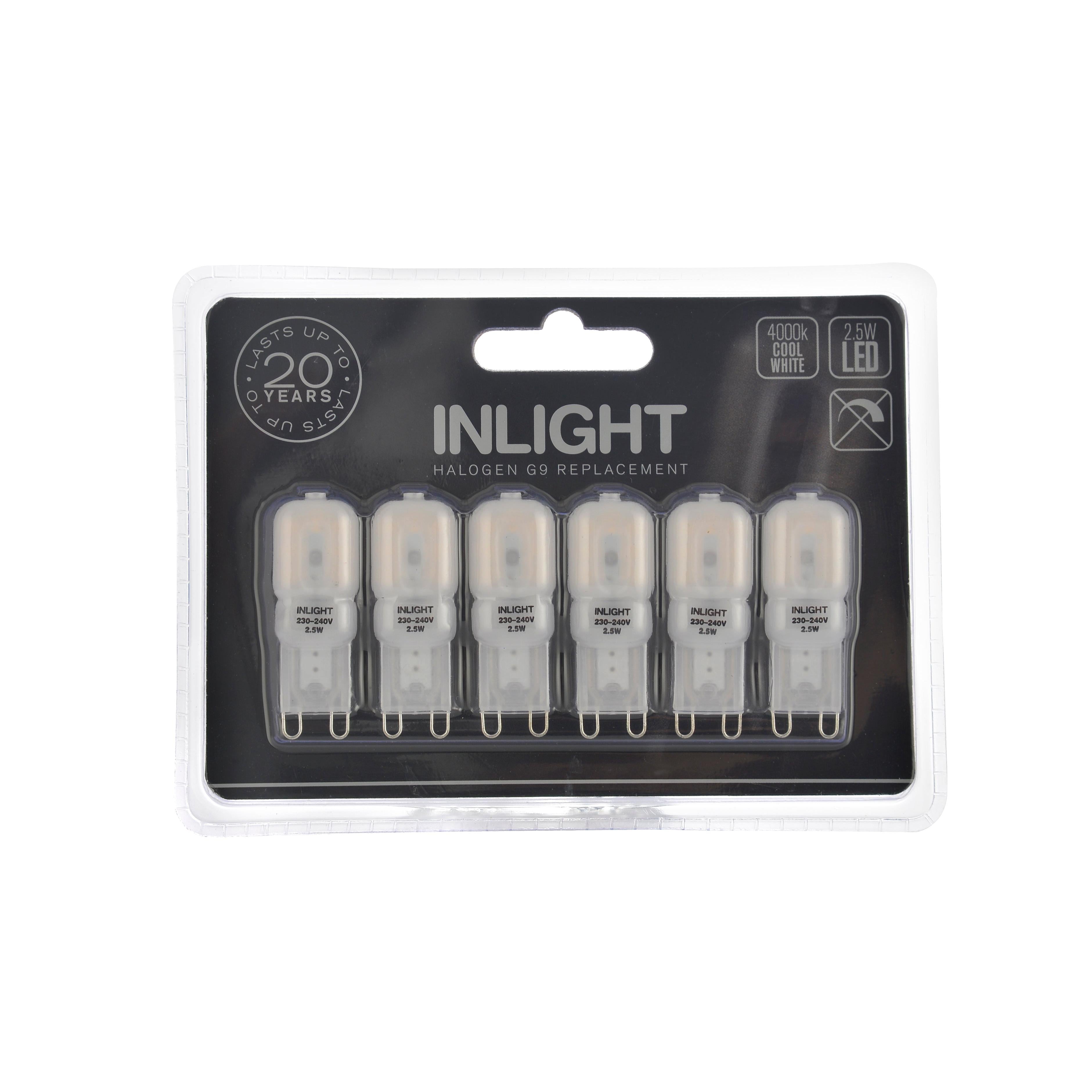 Forum INL-28578 G9 Capsule LED 4000k 6pk Frost